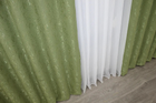 Комплект готових штор VR-Textil Льон мармур Колекція Pavliani 270х150 см Колір Хакі х 2 шт (33-0010) - зображення 6