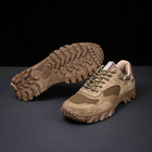 Черевики тактичне взуття кросівки полегшені (літо) натуральна гідрофобна шкіра Койот 38 - зображення 4