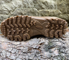 Ботинки кроссовки тактическая обувь облегченные (лето) натуральная гидрофобная кожа усиленная пятка и носок Койот 39 - изображение 6