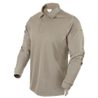 Тактическое поло с длинным рукавом Condor Performance Long Sleeve Tactical Polo 101120 XX-Large, Sand (пустельний)