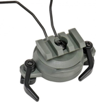 Кріплення адаптер на каску шолом HL-ACC-43-OD для навушників Peltor/Earmor/Walkers (olive) - зображення 2