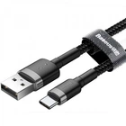 Кабель USB 2.0 AM-Type-C M Baseus CATKLF-AG1 0.5м 20V/3A 60Вт Сірий-Чорний