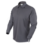 Тактичне поло на довгий рукав Condor Performance Long Sleeve Tactical Polo 101120 XX-Large, Graphite (Сірий)