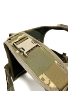 Військова тактична Плитоноска для плит 300х250мм та бічним камербандом для кевлару, CORDURA 500D, колір Піксель ЗСУ - изображение 9
