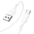 Кабель заряджання Hoco USB для Type-C (USB-C) для мобільних пристроїв Samsung/Xiaomi/Huawei/Meizu/Honor. Швидке заряджання 1M 3A. Original Series. White
