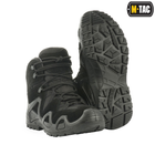 Водонепроницаемые ботинки (берцы) 45 размер (29 см) тактические (военные) треккинговые демисезонные Alligator Black (Черные) M-tac для ВСУ