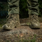 Водонепроницаемые ботинки (берцы) 42 размер (27,3 см) тактические (военные) треккинговые демисезонные Alligator Olive (Оливковые, Зеленые) M-tac - изображение 8