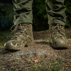 Водонепроницаемые ботинки (берцы) 39 размер (25,5 см) тактические (военные) треккинговые демисезонные Alligator Olive (Оливковые, Зеленые) M-tac - изображение 8