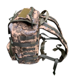 Рюкзак тактический штурмовой оксфорд PU 25 л. зеленый пиксель - изображение 3
