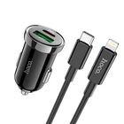 Адаптер автомобільний HOCO Type-C to Lightning Cable Leading car charger Z44 | black