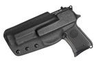 Внутрібрючна пластикова (кайдекс) кобура A2TACTICAL для Beretta М9/92 чорна (KD11) - зображення 2