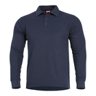 Тактическое поло с длинным рукавом Pentagon ANIKETOS LONG POLO K09013 Small, Синій (Navy)