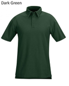 Хлопковое тактическое поло Propper 100% Cotton Short Sleeve Lightweight Polos F5323 Medium, Dark Green - изображение 1