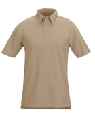 Хлопковое тактическое поло Propper 100% Cotton Short Sleeve Lightweight Polos F5323 Medium, Тан (Tan) - изображение 1