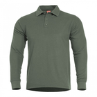 Тактическое поло с длинным рукавом Pentagon ANIKETOS LONG POLO K09013 Large, Camo Green (Сіро-Зелений)