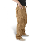 Штаны SURPLUS PREMIUM VINTAGE TROUSERS Surplus Raw Vintage Beige, 3XL (Бежевый) Тактические - изображение 4