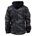 Куртка со съемной подкладкой Surplus Regiment M65 Jacket Surplus Raw Vintage Washed black camo L (Черный Камуфляж) - изображение 5