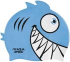 Шапочка для плавания Aqua Speed ZOO Pirana 9697 (246-02) Пиранья детская OSFM Бирюзовая (5908217696977)