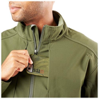 Куртка для штормової погоди Sierra Softshell 5.11 Tactical Moss L (Мох) - зображення 3