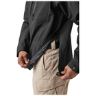 Куртка для штормовой погоды Tactical Sabre 2.0 Jacket 5.11 Tactical Black 4XL (Черный) Тактическая - изображение 6