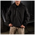 Куртка для штормовой погоды Tactical Sabre 2.0 Jacket 5.11 Tactical Black 4XL (Черный) Тактическая - изображение 12