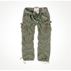 Штани SURPLUS PREMIUM VINTAGE TROUSERS Surplus Raw Vintage Olive, L (Олива) - зображення 6