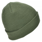 Шапка акрилова тонкої в'язки Beanie Cap Olive єдиний - изображение 4