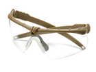 Окуляри захисні PJ Tactial Glasses Tan/Clear - зображення 2