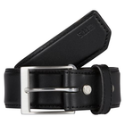 Пояс кожаный 5.11 Tactical Leather Casual Belt 5.11 Tactical Black XL (Черный) Тактический - изображение 1
