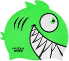 Шапочка для плавания Aqua Speed ZOO Pirana 9699 (246-11) Пиранья детская OSFM Салатовая (5908217696991)
