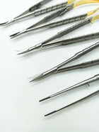 Набір для мікрохірургії 5 інструментів Castroviejo 16 см(касета для стерилізації в подарунок) - зображення 4