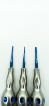 Набір елеваторів люксаторів для видалення зубів прямі 3шт - изображение 3