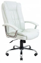 Офисное Кресло Руководителя Richman California Lucky White Хром М1 Tilt Белый