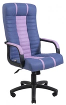 Офисное Кресло Руководителя Richman Atlant Kansas Lavender-Lilac Подлокотник Рич Пластик М2 AnyFix Лавандово-сиреневый