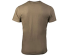 Тактическая мужская футболка Mil-Tec Stone - Coyote Brown Размер XL - изображение 2