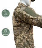 Тактичний кітель статутний літній куртка військова КЛП ВСУ 52/5 Піксель - зображення 4