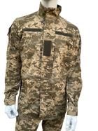 Тактичний кітель статутний літній куртка військова КЛП ВСУ 52/5 Піксель - зображення 6