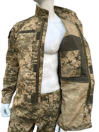 Тактичний кітель статутний літній куртка військова КЛП ВСУ 54/4 Піксель - зображення 8
