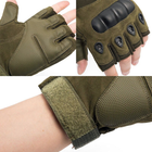 Тактичні рукавиці з відкритими пальцями, М - зображення 4
