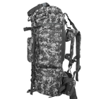 Рюкзак тактичний 75 літрів ЗСУ водостійкий , військовий рюкзак Oxford 600D Піксель - зображення 3