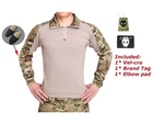 Тактичний демісезонний військовий костюм форма Han Wild убакс+налокітники, штани+наколінники, панама мультикам р.3XL - зображення 3