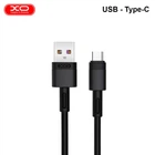USB кабель для зарядки и синхронизации XO NB-Q166 5A USB-Type-C 1М Черный
