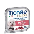 Влажный корм для собак Monge Dog Wet FRESH Говядина