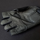 Міцні військові рукавички тактичні армійські рукавички без пальців відкриті TACTICAL Чорні (BC-8808) L - зображення 5