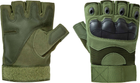 Перчатки тактические короткопалые UAD ЗЕВС M с защитой Олива (UAD0030M) - изображение 1