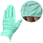Перчатки UNEX нитриловые без талька (набор перчаток), мятный, размер XS, 100 шт (0093316) - изображение 1