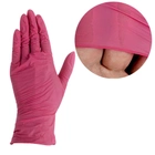 Перчатки UNEX нитриловые розовые S 100 шт (4044941012414) (0226558) - изображение 1