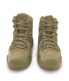 Армейские берцы мужские кожаные ботинки Оливковый 43 размер надежная защита и комфорт для длительного использования качество и прочность - изображение 2