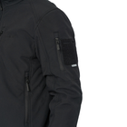 Тактична чоловіча курточка з 6 кишенями Combat Soft Shell Софтшел чорний розмір M - зображення 6