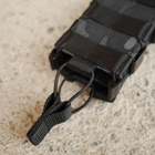 Жесткий усиленный тактический подсумок GU Single Mag Pouch, черный мультикам - изображение 8